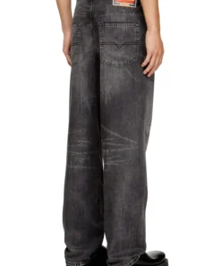 Alternative view of 2001 - די מקרו ג׳ינס בגזרה ישרה ורחבה - אפור