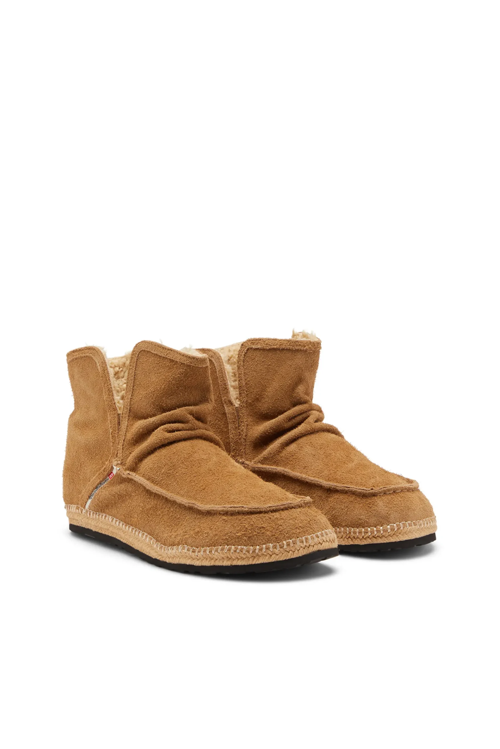 מגפוני זמש מרופדים יוניסקס - חום בהיר – תמונה 2