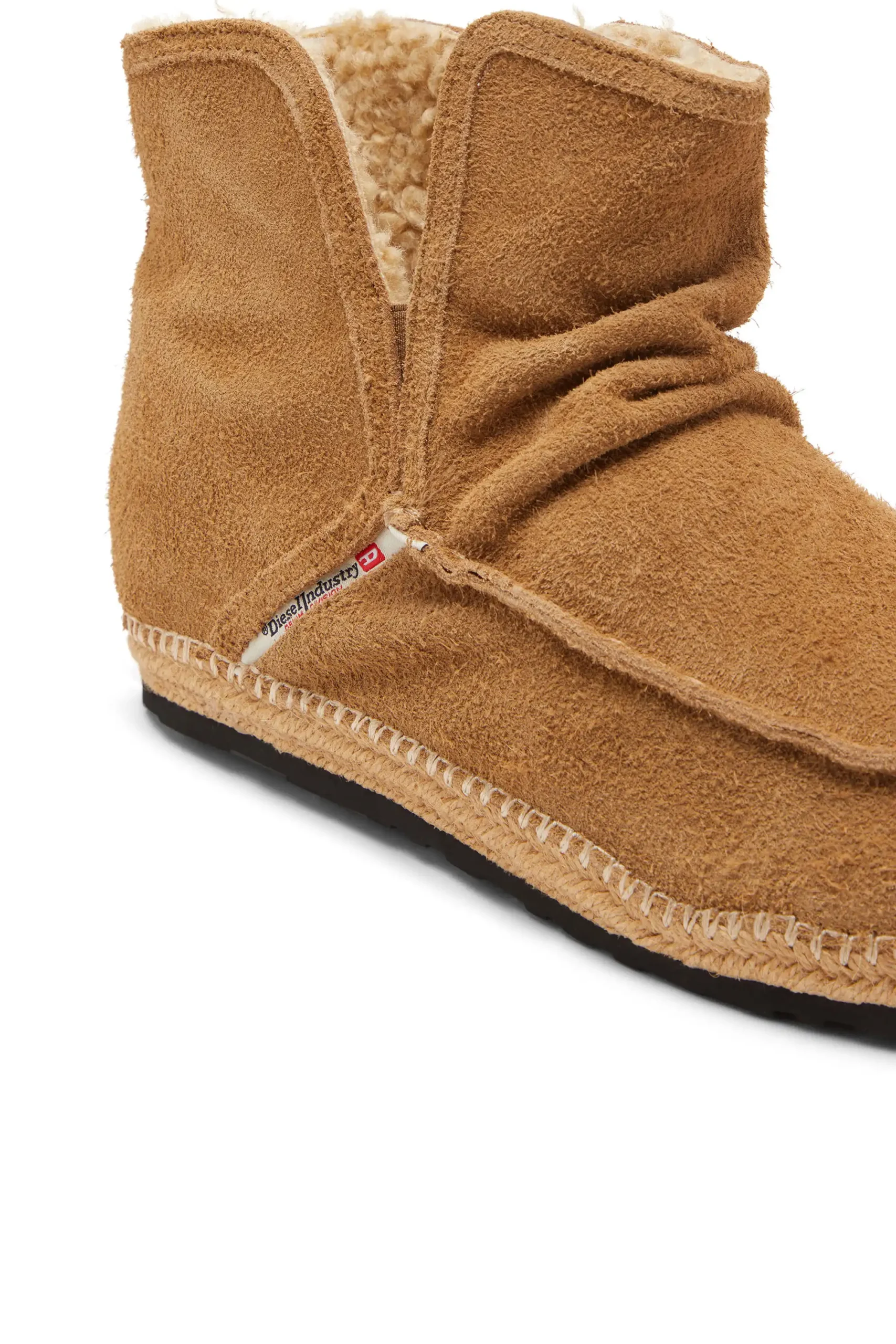 מגפוני זמש מרופדים יוניסקס - חום בהיר – תמונה 6