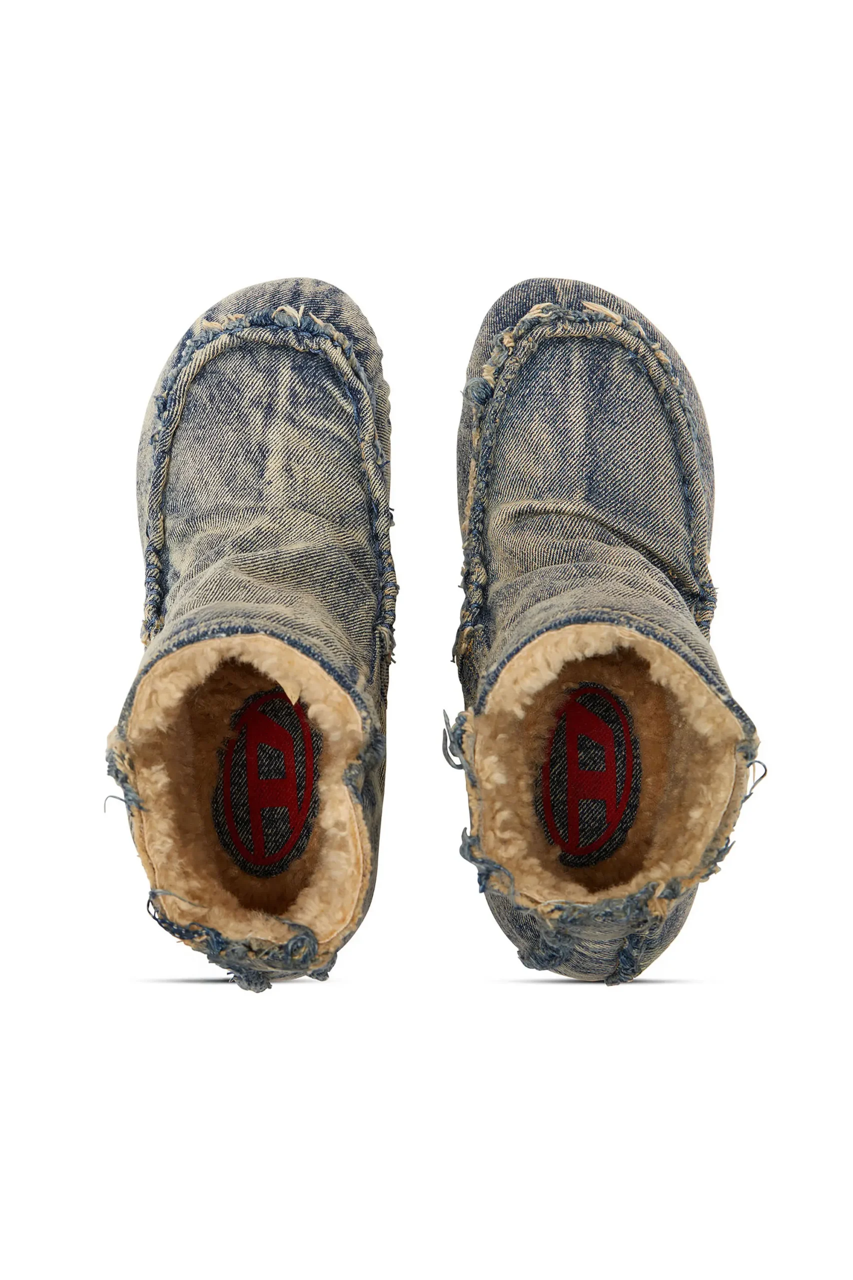 מגפוני דנים עם עקב - כחול בהיר – תמונה 5