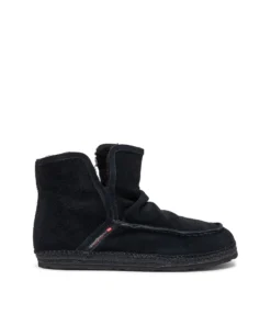 מגפוני זמש מרופדים יוניסקס - שחור