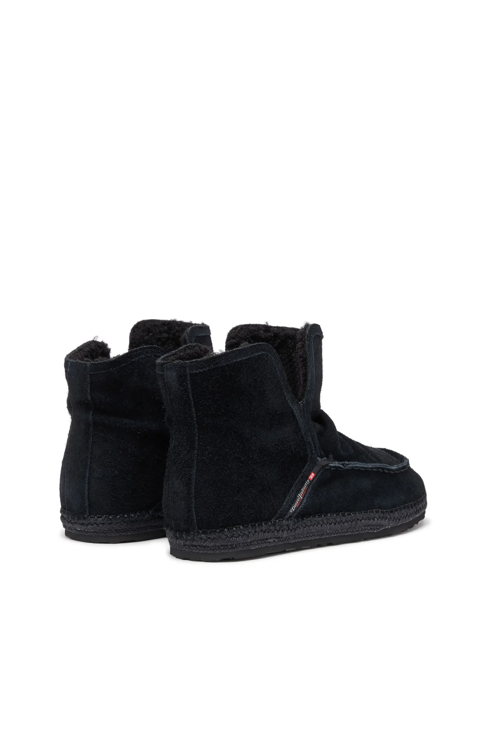 מגפוני זמש מרופדים יוניסקס - שחור – תמונה 3