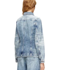 Alternative view of ג׳קט דנים בגזרת שעון חול - כחול בהיר