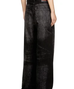 Alternative view of 1996 - די סייר ג׳ינס בגזרה רחבה - אפור כהה