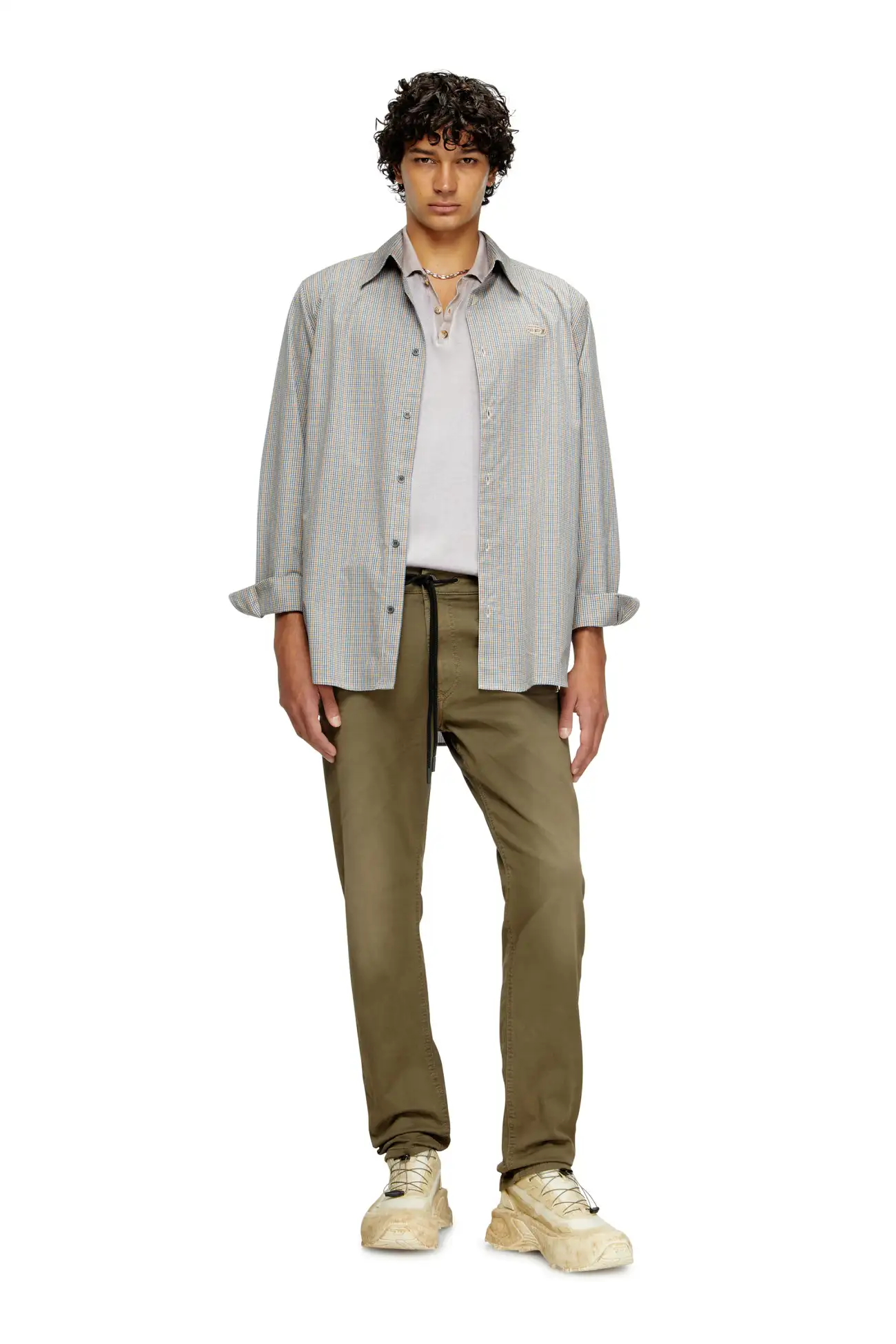 2032 - די קרולי ג׳וג ג׳ינס בגזרה רגילה - ירוק – תמונה 4