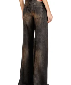 Alternative view of די אקי ג׳ינס בגזרה מתרחבת - אפור חום