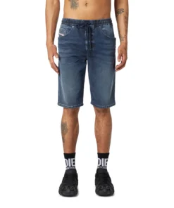 די קרולי ג׳וג ג׳ינס ברמודה בגזרה צרה - כחול כהה