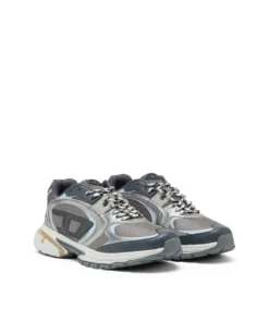 Alternative view of סניקרס ריצה בעיצוב דינאמי עם פרטים מטאליים - כחול/ירוק