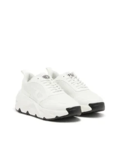 Alternative view of סניקרס סוואנה מונוכרומטיות עם סוליה מאסיבית - לבן