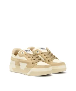 Alternative view of סניקרס די אולי במראה שחוק מעור וזמש - בז'