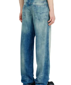 Alternative view of 2001 - די מאקרו ג'ינס בגזרה רחבה - כחול בינוני