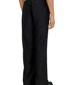 Alternative view of מכנסיים מתערובת פשתן יוניסקס - שחור