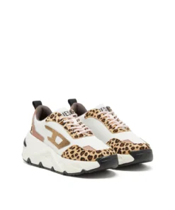 Alternative view of סניקרס S-SAVANNAH הדפס מנומר - לבן