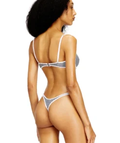 Alternative view of טופ ביקיני עם הדפס פפיטה - אפור