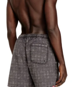 Alternative view of מכנסי שורטס שחייה עם הדפס פפיטה דהוי - אפור