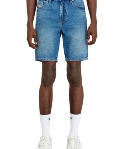 ברמודה ג'ינס בגזרה רגילה - כחול