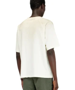 Alternative view of טישרט שרוול קצר עם הדפס סמל דיזל - לבן