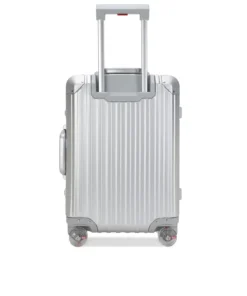 Alternative view of מזוודת טרולי אלומיניום קטנה - כסף