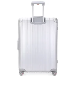 Alternative view of מזוודת טרולי אלומיניום גדולה - כסף