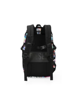 Alternative view of תיק גב תכליתי עם הדפס מדבקות - צבעוני