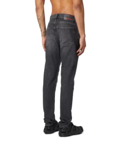 Alternative view of 2019 - די סטראקט ג׳ינס בגזרה צרה - שחור/אפור