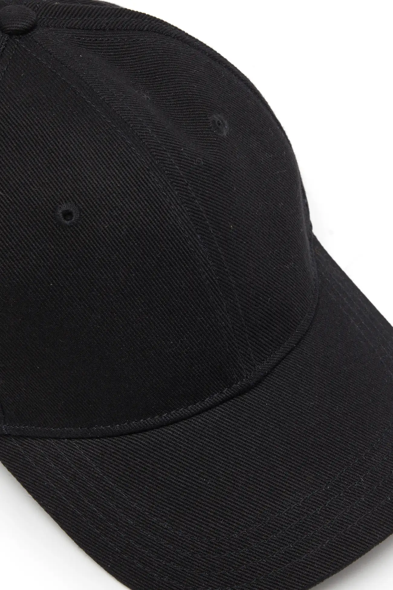 כובע בייסבול עם לוחית Oval D מטאלית – שחור – תמונה 3