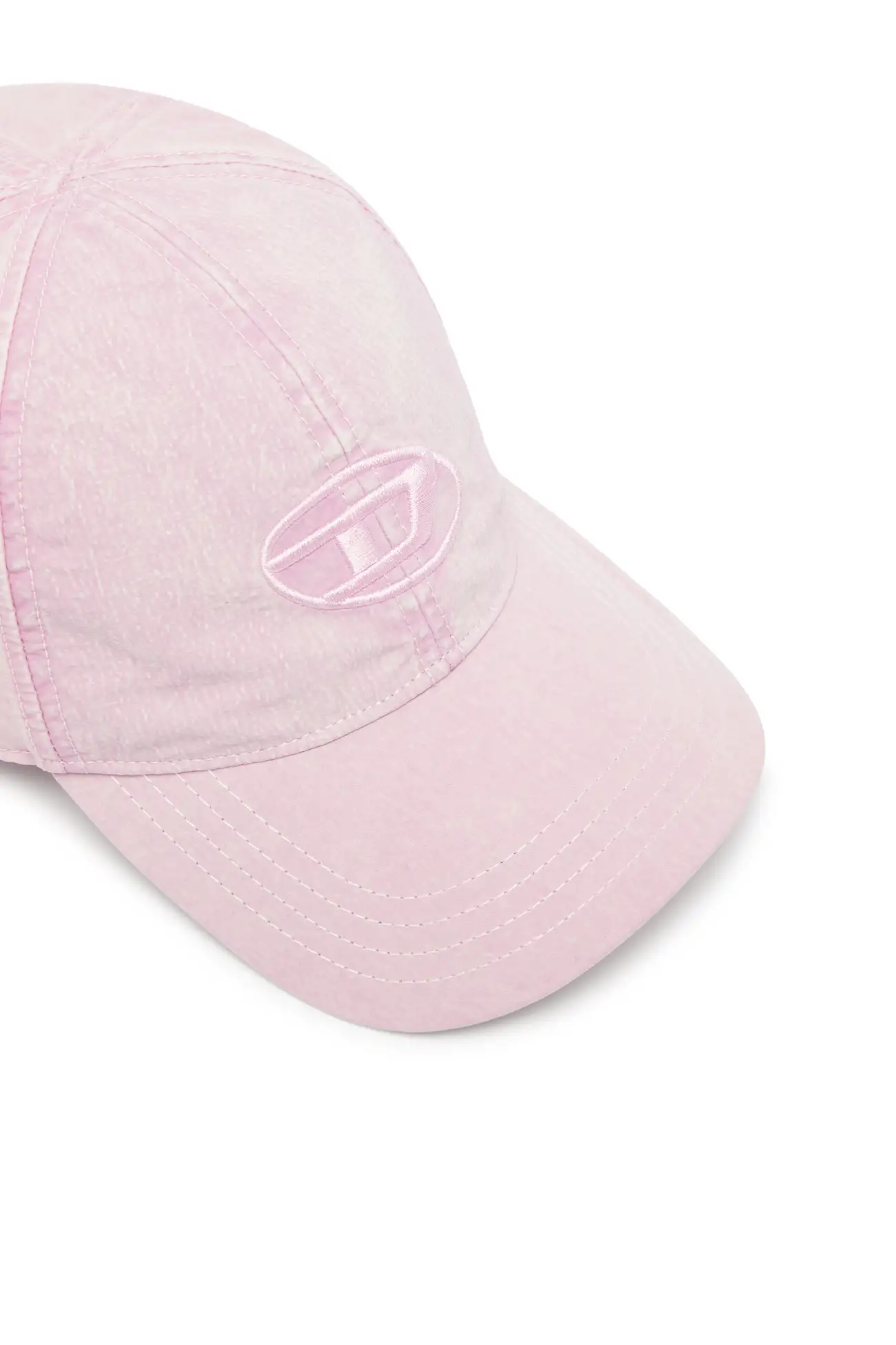 כובע בייסבול עם לוגו Oval D רקום - ורוד – תמונה 3