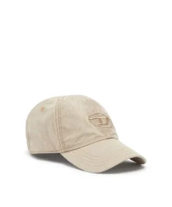 כובע בייסבול עם לוגו Oval D רקום - בז'