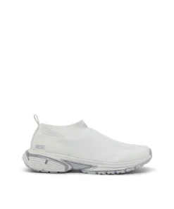 Pro-V-Dense - סניקרס גרב סרוגים Slip-On - לבן