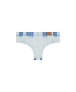 Alternative view of תחתוני חוטיני בהדפס דנים - כחול בהיר